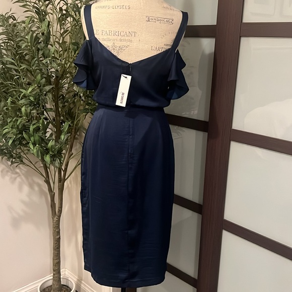 NWT BB Dakota Navy Blue Dress - Picture 2 of 3
